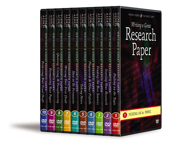 Complete writing great research paper series dvd